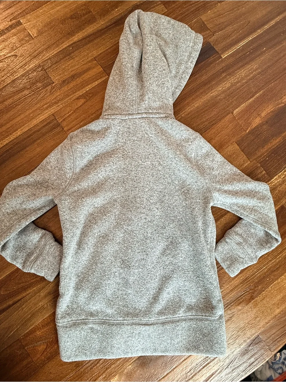 GAP Gray Knit hoodie sweater with 1969 Patch #0003